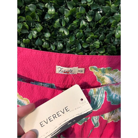 Faherty Marina Seersucker Top Size Medium NWT Pink Orchid - Picture 3 of 5